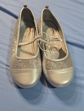 Disney  Girls Silver Shoes